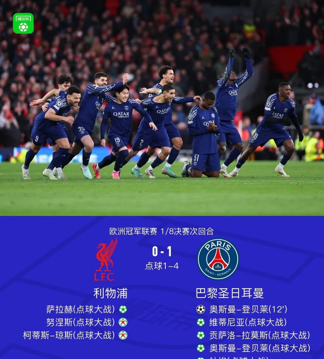 利物浦逆转惊险晋级欧冠四强赛！